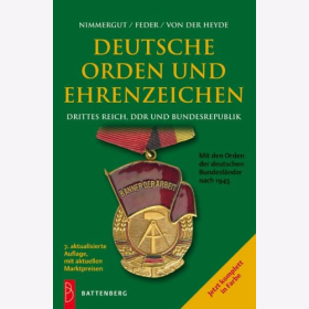 Deutsche Orden Ehrenzeichen Drittes Reich, DDR BRD Nimmergut 7. Auflage