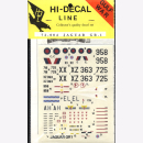 Hi-Decal Line 72-004, Jaguar Gr. 1 1:72 Modellbau Abziehbild