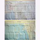 Fliegerkarte Silk Map von Arakan und Irrawaddy (Burma)...