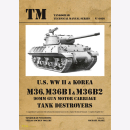 U.S. WW II &amp; Korea M36, M36B1 &amp; M36B2 90mm Gun...