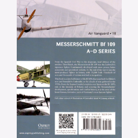 Messerschmitt Bf 109 A-D Series - Osprey Air Vanguard 18 - Robert Jackson
