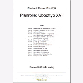 R&ouml;ssler / K&ouml;hl - Planrolle: Uboottyp XVII Planmappe U-Boot Modellbau