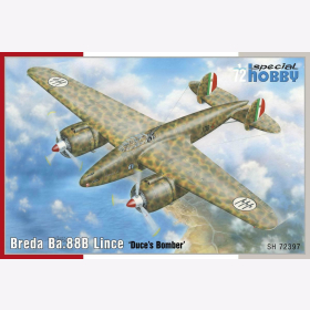 Special Hobby 72397 Breda Ba. 88B Lince Duces Bomber Modellbausatz Flugzeug