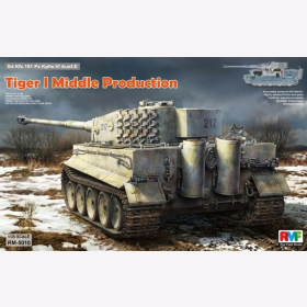 Tiger I Middle Production Rye Field Model RM-5010 1:35  Plastikmodellbau Wehrmacht