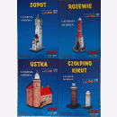 Kartonowe Leuchtturm Modell 3/97 19/97 18/97 11/97