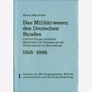 Wienh&ouml;fer Milit&auml;rwesen deutschen Bundes...