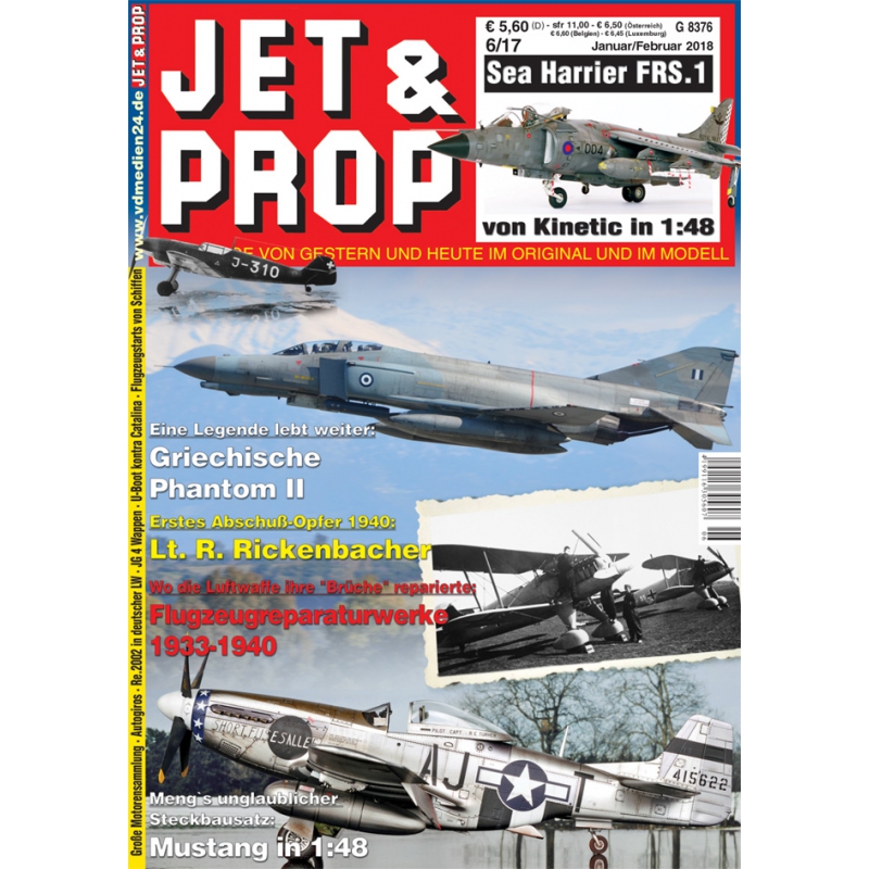 JET & PROP 6/17 Flugzeuge von gestern & heute im Original & im Modell