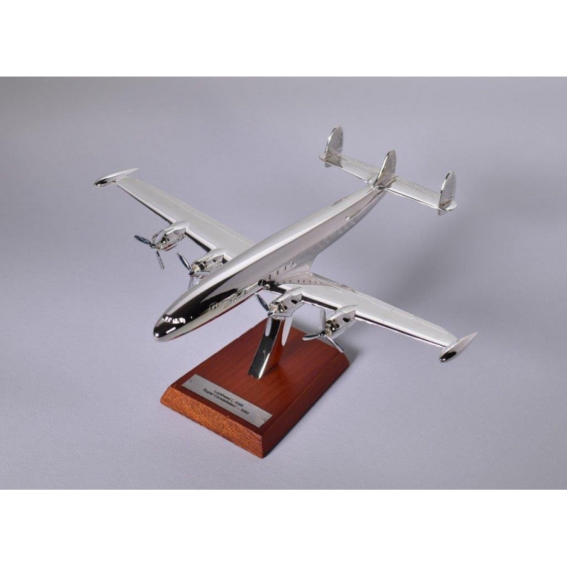 Atlas Silver Classics X-15 Flugzeugmodell – Maßstab 1:200, Silberplattiert, Auf Holz-Sockel