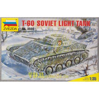 T-60 Soviet Light Tank, Zvezda 3508, M 1:35 Modellbau...