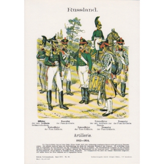 Uniformtafel Gr.1/Nr.13: RUSSLAND: NASSAU 1809 - 1815, Do...