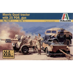 Morris Quad Tractor / 25 PDR. Gun, Italeri 7027, M 1:72