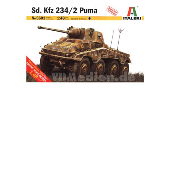 Sd.Kfz 234/2 Puma - Italeri 6601 M 1:48 - VDMedien24.de