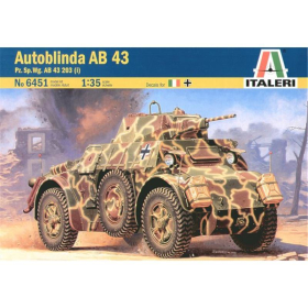 Autoblinda AB 43, Italeri 6451, M 1:35