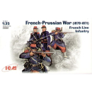 French-German war 1870-1871 French Line Infantry, ICM...
