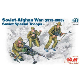 Soviet-Afghan War 1979-88, Soviet Special Troops, ICM 35501, M 1:35