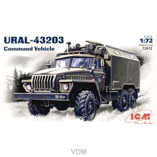 ICM 72612-1:72 URAL-43203 Kommandowagen Neu