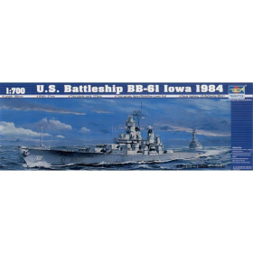 U.S. Battleship BB-6I Iowa 1984, Trumpeter 05701, M 1:700
