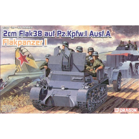 Flakpanzer I - 2 cm Flak 38 auf Pz.Kpfw. I Ausf A, Dragon 6220, M 1:35