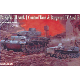 Pz.Kpfw.III Ausf.J Control Tank &amp; Borgward IV Ausf. B, Dragon 9054, M 1:35