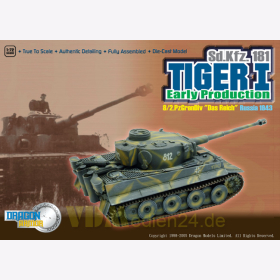 Tiger I Early Production -  8/2.PzGrenDiv &quot;Das Reich&quot; Russia 1943 Die-Cast Dragon 760098, M 1:72