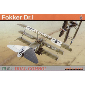 Fokker Dr.I DUAL COMBO, Eduard 7017, M 1:72