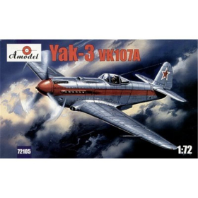 Yak-3 VK107A, Amodel 72105, M 1:72