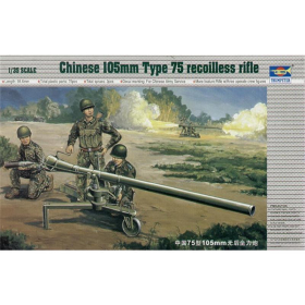 Chinesische 105 mm Kanone Typ 75, Trumpeter 02303, M 1:35