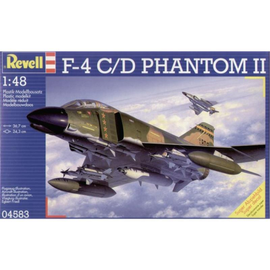 Hasegawa 1/48 F-4C/D Phantom II USAF MiG Killer Decals - Maquette à Assembler