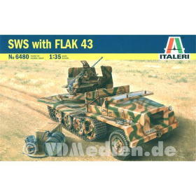 SWS with FLAK 43, Italeri 6480, M 1:35