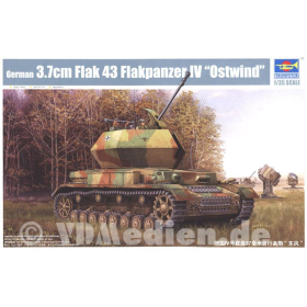 German 3,7cm Flak 43 Flakpanzer IV &quot;Ostwind&quot;, Trumpeter 01520, M 1:35
