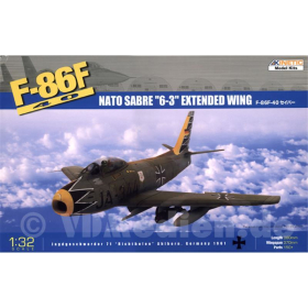 F-86F-40 NATO Sabre &quot;6-3&quot; Extented Wing 1:32 Kinetic Model Kits 3203