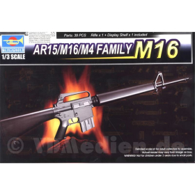 AR15/M16/M4 Family M16, Trumpeter 01901, M 1:3