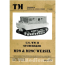 U.S. WWII Studebaker M29 &amp; M29C Weasel Tankograd...