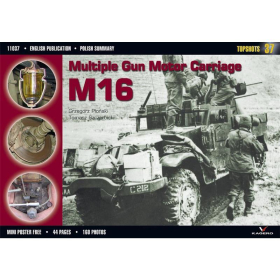 Band 11037 Multiple Gun Motor Carriage M16 mit Miniposter