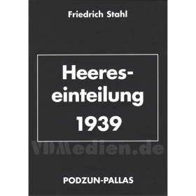 Heereseinteilung 1939 - Friedrich Stahl