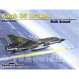 Saab 35 Draken ( Squadron Signal Walk Around Nr. 62 )