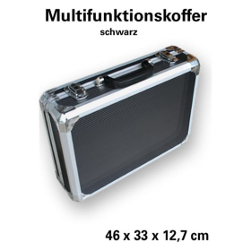 Multifunktionskoffer / Waffenkoffer &quot;Exklusiv&quot; Kleine Ausf&uuml;hrung SCHWARZ/BLACK