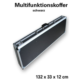 Multifunktionskoffer / Waffenkoffer &quot;Exklusiv&quot; XXXL Extralange Ausf&uuml;hrung SCHWARZ/BLACK