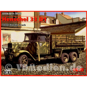 Henschel 33 D1 WWII German Truck, ICM 35466, M 1:35