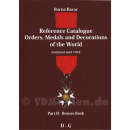 Barac- Reference Catalogue Orders, Medals and Decorations...