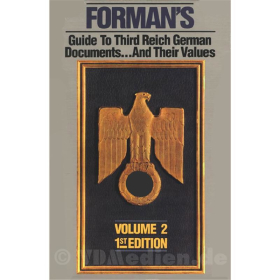 Formans Guide to Third Reich German Documents... (Vol. 2)