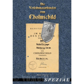 Die Verleihungsurkunden zum Cholmschild - Stijn David