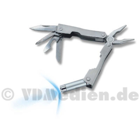 Multitool Multifunktionswerkzeug mit S&auml;ge Messer LED NEU