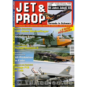 JET &amp; PROP 5/13 Flugzeuge von gestern 6 heute im Original &amp; im Modell