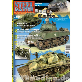 STEELMASTER 80 - BMW R75 / M36B1 Tank Destroyer / Panther G MAN / Panzerhaubitze Abbot