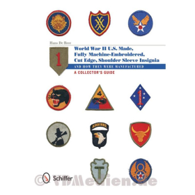 World War II U.S. Made, Fully Machine-Embroidered, Cut Edge, Shoulder Sleeve Insignia and how they were manufactured - A Collectors Guide