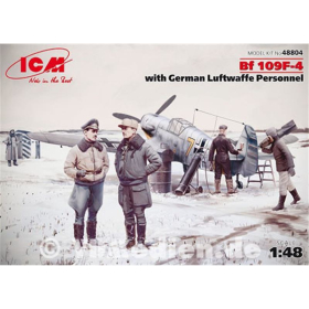 Bf 109F-4 with German Luftwaffe Personnel, ICM 48804, 1:48