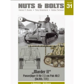 Nuts &amp; Bolts 31: &quot;Marder II&quot; Panzerj&auml;ger II f&uuml;r 7,5 cm Pak 40/2 (Sd.Kfz. 131) - J. Baschin / M. Block