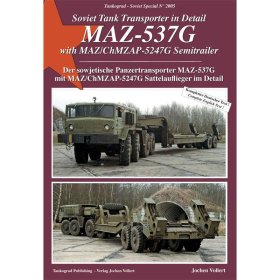 Soviet Tank Transporter in Detail: MAZ-537G with MAZ/ChMZAP-5247G Semitrailer - Tankograd No. 2005