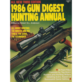 1986 Gun Digest Hunting Annual - Third Edition
